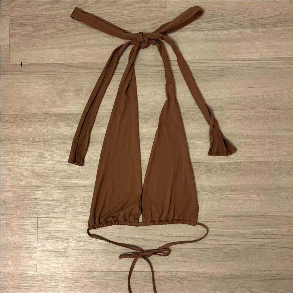 Brown Halter Top
